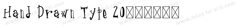 Hand Drawn Type 20字体转换